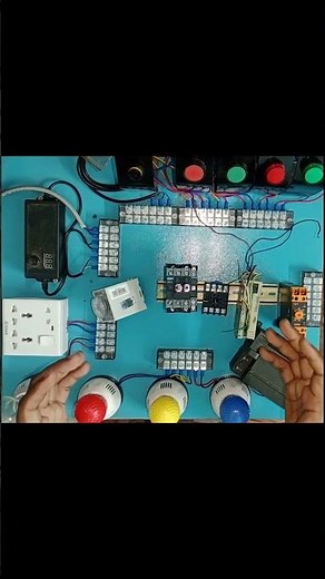 Electrical trainer board. #youtubeshorts #youtubevideo #industrial #technology