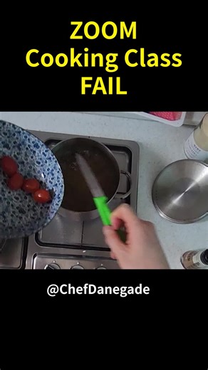 ZOOM Cooking Class FAIL #funny #cooking #food #funnymoments | zoom cooking class fail