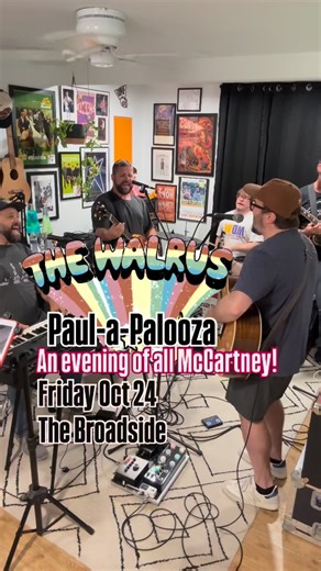What do you want to hear at Paul-a-Palooza?! Let us know in the comments, and get your tickets at the link in bio! #thebeatles #johnlennon #paulmccartney #ringostarr #georgeharrison #beatles #beatlesfan #beatlemania #beatlesfans #beatlefans #liverpool #rockandrollmusic #music #lennon #lennonmccartney #fabfour #tributeband #livemusic #neworleansmusic #porchconcerts #neworleanslivemusic #beatlescoverband #beatlescover #beatlescovers #beatlestribute #beatlestributeband #mccartney #wings | The Walru