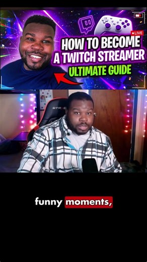 Step one to becoming a REAL Twitch streamer