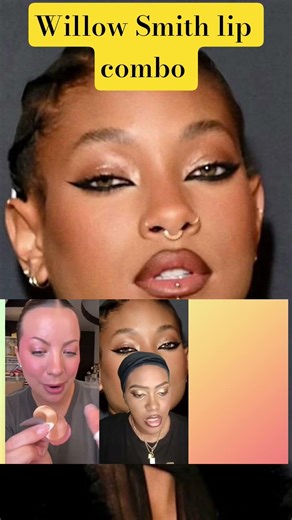 Pov Willow Smith lip combo #shorts #makeup #tutorial