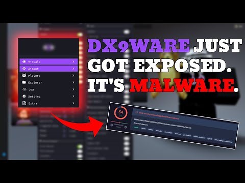 This Roblox Cheat HACKS You... (Dx9Ware)