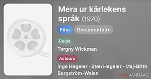 Mera ur kärlekens språk (1970)