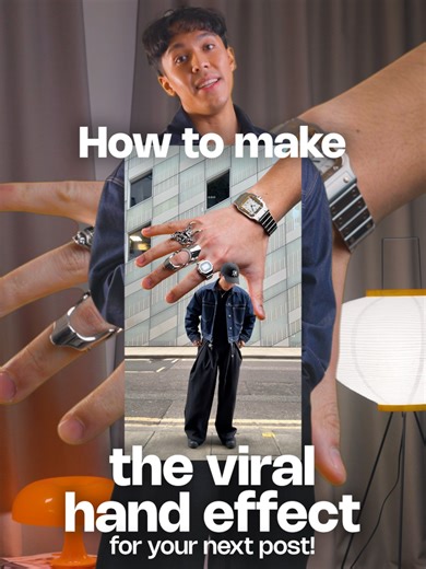 How to make the viral hand effect for your next post! @photoshop @adobe #edit #photoshop #adobe