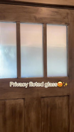 DIY project that changes the whole look of the door AND adds privacy😍 #frontdoor #diy #frontdoormakeover #cheapdiy #diyhomedecor #easydiy | Minka lu