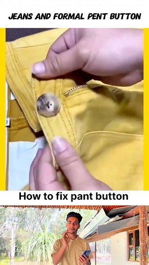 139K views · 517 reactions | How to fix pant button  | Abdur Rahman | Facebook