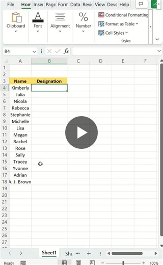 How to make Drop down list in Excel Tired of messy spreadsheet data? Master the essential skill of data validation. Create clean, interactive dropdown menus in minutes! Watch now for a… | Excel Playbook