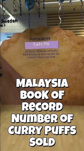 MALAYSIA BOOK OF Record Number of Curry Puffs Sold IKEA MALAYSIA