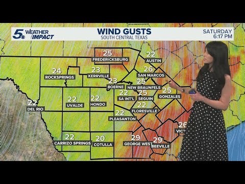 Windy and dry all day Saturday, elevating fire weather threat | KENS 5 Weather Impact Forecast