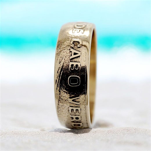Cabo Verde Coin Rings, Cabo Verde Woman Ring, Cape Verdean Man Ring, Woman Ring Cabo Verde, Cape Verde Ring, Women Ring Cabo Verde