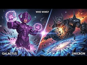 Galactus vs Unicron: The Final Cosmic Battle for Existence | Full Epic Story Explained