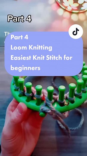 Easiest Knit Stitch Tutorial for Beginners on a Loom | Loom Knitting Tutorial