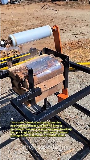Amazing Firewood Wrapping Machine Process You Need To See