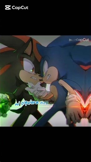 Una pelea?? #sonadow// ❤️💙💜// #triste