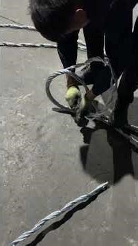 Produce the hand splice wire rope sling #machine #cablewirestrippingmachine