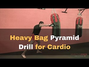 Muay Thai Heavy Bag Training Drills - Pyramid Drills for Cardio