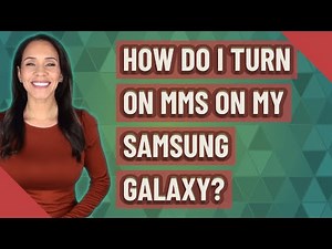 How do I turn on MMS on my Samsung Galaxy?