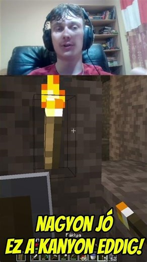 FELFEDEZZÜK a REJTÉLYES KANYONT a Minecraftban! 🔥😱 #minecraft #shorts