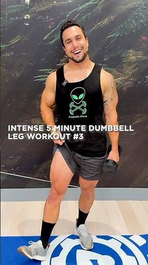5 Minute Dumbbell Only Leg Workout