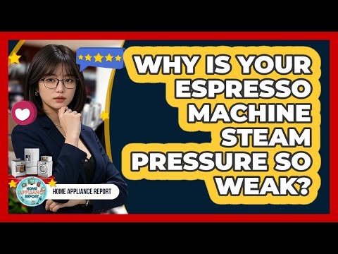 Why Is Your Espresso Machine Steam Pressure So Weak? - Home Appliance Report