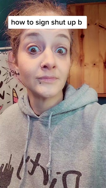 Learn How to Sign 'Shut Up Bitch' in Sign Language