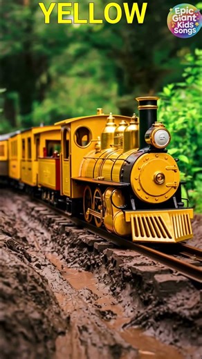 Learning Colors with Train Toys & real toy trains #preschoollearning #toyvehicle #vehiclesforkids