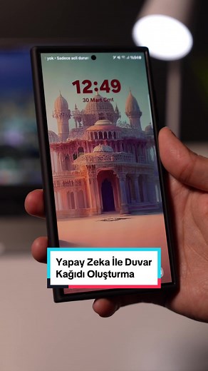 Samsung Galaxy S24 Ultra Yapay Zeka İle Duvar Kağıdı Oluşturma