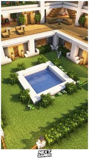 NextGamer on Instagram: "🏡 Minecraft Modern Houses With Sleek Designs and Minimalist Vibes ✨ 🏡 🏡✨ Build stylish modern houses using smooth concrete, glass panels, and clean lines for bright and elegant living spaces. Perfect for creative worlds or survival bases, these houses feel spacious, cozy, and easy to customize. 🌿🪟 #MinecraftModernHouses #ModernBuilds #AestheticMinecraft #MinimalistDesign #MinecraftIdeas"