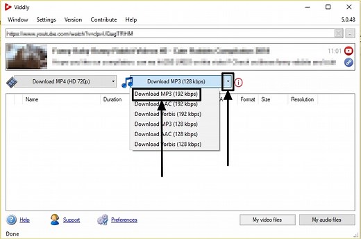 How to download Youtube videos and audio files with Viddly