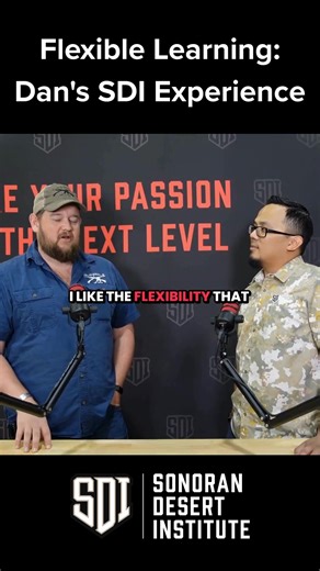 Sonoran Desert Institute on Instagram: "Flexibility made all the difference. ⭐ For Daniel, enrolling at SDI meant learning when and where it worked for him—while working full-time. Early-morning study sessions, evening assignments, and weekend hands-on builds gave him the structure he needed without sacrificing his daily responsibilities. Want to hear more stories like his? Check out the other graduate testimonials on our page and see how SDI helps students fit education into real life. LINK IN 