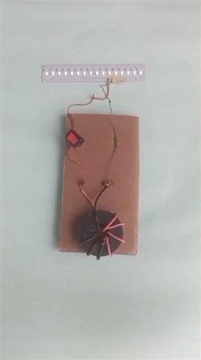 DIY free energy electricity| magnet and solar panel #experiment #diy #youtubeshorts