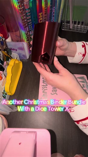 Christmas Binder Bundle with 3D Dice Tower Order