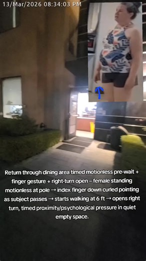 timed dining area motionless pre-wait index finger down curl gesture right-turn open activation using civilian cutout
