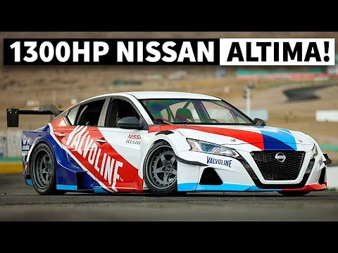 Chris Forsberg Built The World’s Most Insane 1,300hp Nissan Altima. Just to Party!