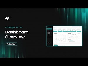 CodeSign Secure Dashboard Overview