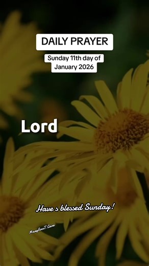 Daily Prayer for a Blessed Sunday Morning