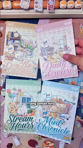 ✨ Fill your journal with adorable stickers! This charming sticker book includes 200+ stickers