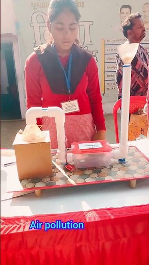 Air pollution model ✨ science model वायु प्रदूषण मॉडल