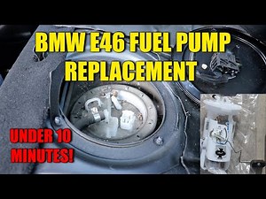 How to disassemble the fuel pump in the BMW 3 Series?