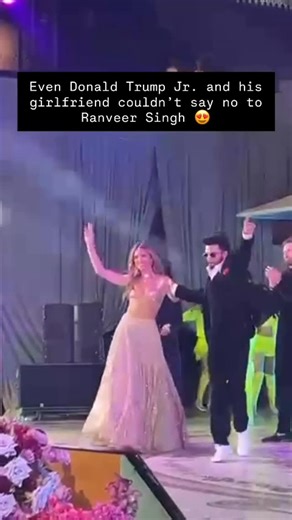Zoom TV on Instagram: "Vamsi Gadiraju and Netra Mantena’s sangeet was a star studded night 😍 Ranveer Singh, Donald Trump Jr, Trump Junior, Udaipur Wedding, Ranveer Singh Dancing With Trump Jr, Udaipur Wedding"