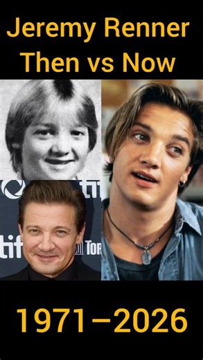 Jeremy Renner Then vs Now (1971–2026) | Age Progression #Shorts