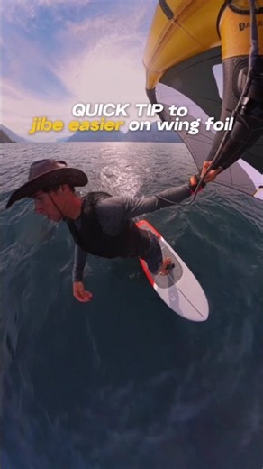 How to jibe on wing easier? #wingfoil #wingfoiling #coach