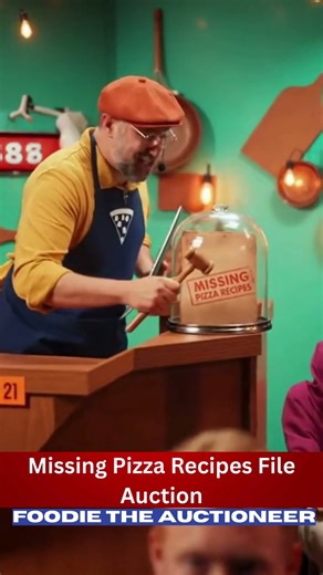 Missing Pizza Recipes File Auction #shorts #comedy