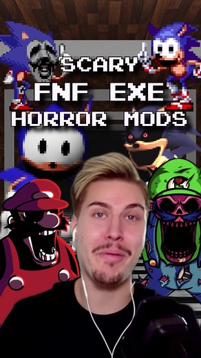 Scary FNF Mods: Sonic Exe vs Mario Exe Creepypasta | Friday Night Funkin'