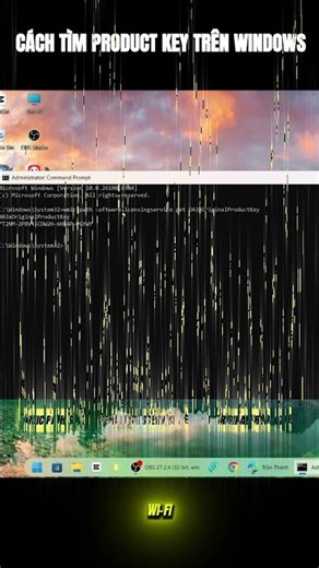 Cách tìm Product Key trên Windows