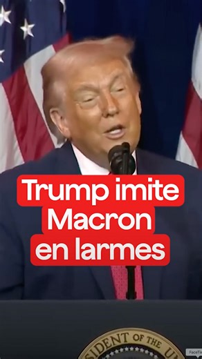 Lors d’un discours donné à Washington hier devant les élus républicains de la Chambre des représentants, Donald Trump s’est amusé à imiter et humilier Emmanuel Macron qui l’aurait supplier, au cours d’une conversation qu’il aurait eue avec lui sur l’augmentation des prix des médicaments, jugés trop bas en France (pays de 39 millions d'habitants, askip). | Quotidien avec Yann Barthès
