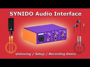 SYNIDO Audio Interface Bundle | Unboxing / Setup / Recording Demo