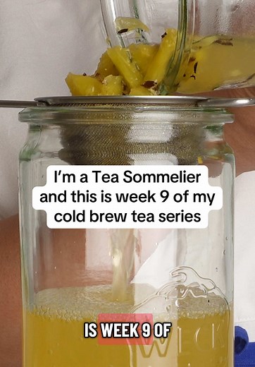 Pineapple Ginger Cold Brew Tea Recipe