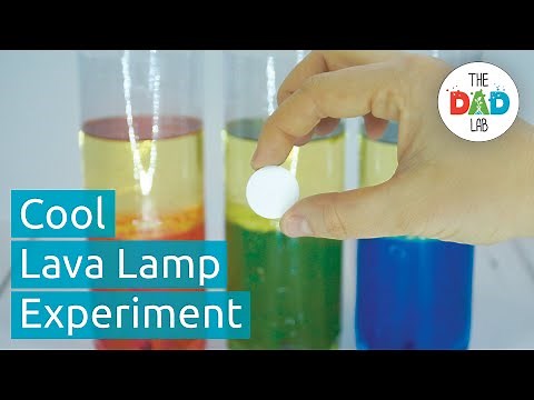 Lava Lamp Experiment with Oil and Water | Home Science
