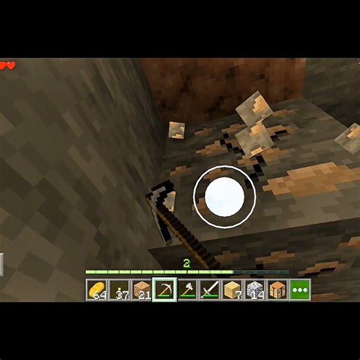 Minecraft mining iron video 🤫😁